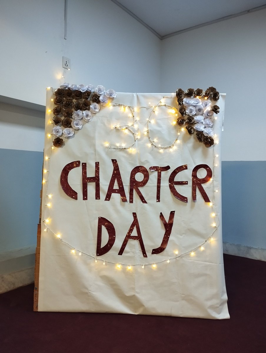 Happy 30th Charter Day to us. 🎉🎉