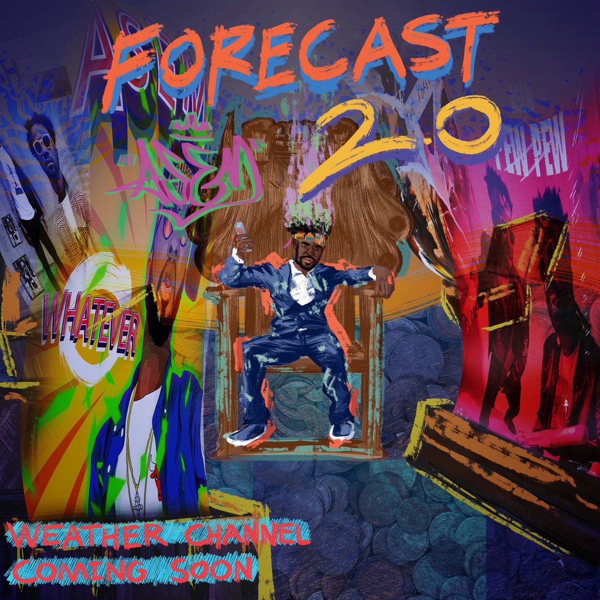 AsemWORLD's tweet photo. NEW ASEM MUSIC🎶ON THE WAY.FORECAST 2.0 LOADING🤑FORECAST 1.0.STREAMING WORLDWIDE 🌍CLICK LINK IN BIO.MAGICIAN🎩OUT NOW. WEATHER CHANNEL COMING SOON #Asem #AsemMusic #AsemFitness #AsemSports #MusicalKingRadio #Forecast1.0 #Forecast2.0 #LinkInBio https://t.co/nDAo2PnYVJ