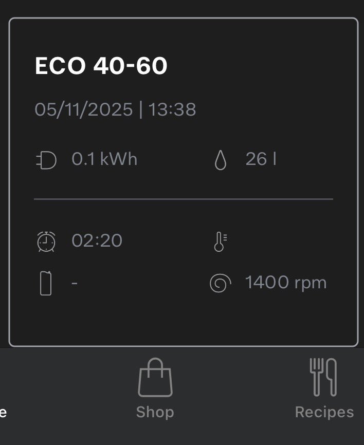 bobbynenggg's tweet image. New washing machine - takes up to 3hrs to do a wash but only uses 26L of water and 0.1KW/hr. 
Steve Jobs would have been all over that. He loved a good European washer. #miele