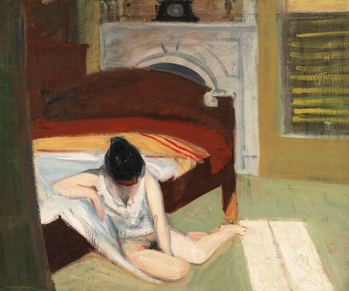 Summer Interior - 1909 #artbots #hopper