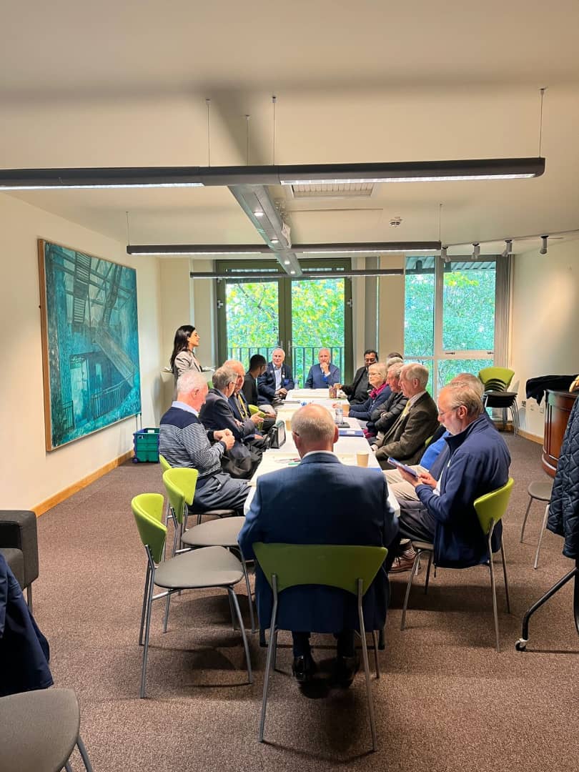 UBRotaryPeace's tweet photo. Thank you to everyone who joined us for this year’s Peace Seminar 2025, which took place at the end of October. Our Class 23 Rotary Peace Fellows delivered the seminar on the theme ‘Culture, Conflict and the Possibilities of Peace'.
We look forward to seeing you all next year! https://t.co/TqRoY3UoqO