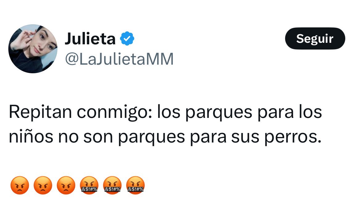 fernandaostos's tweet photo. Repitan conmigo: los parques son públicos pueden entrar perros y si no te gusta cómprate una casa con jardín enorme. https://t.co/5sX52An7FH