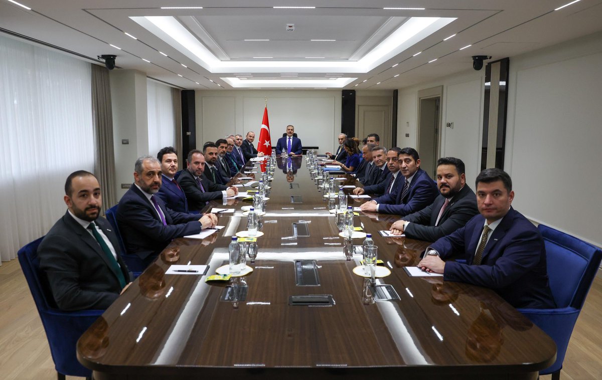 Bakanımız <a href="/HakanFidan/">Hakan Fidan</a>, MÜSİAD Yönetim Kurulu Üyelerini Ankara’da kabul etti.