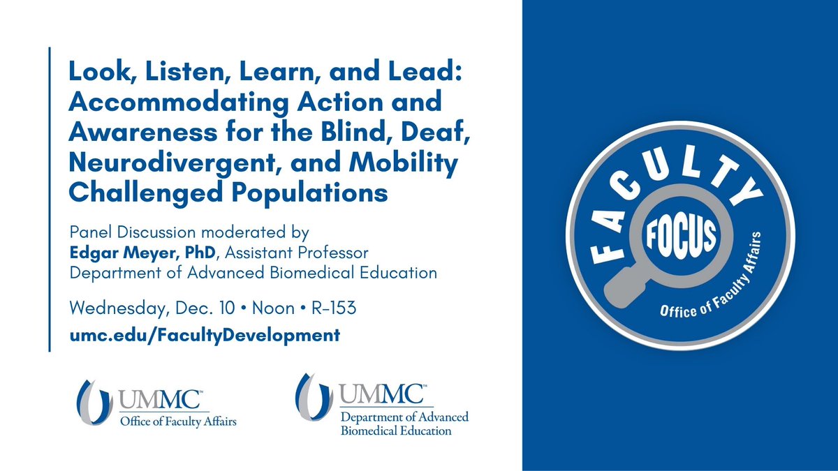 UMMC Academic Affairs tweet media