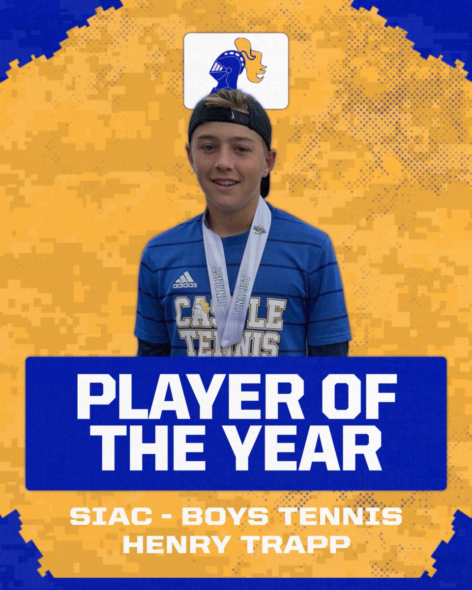 CastleAthletics's tweet image. Congratulations to Henry Trapp on being named the SIAC Tennis Player of the Year!