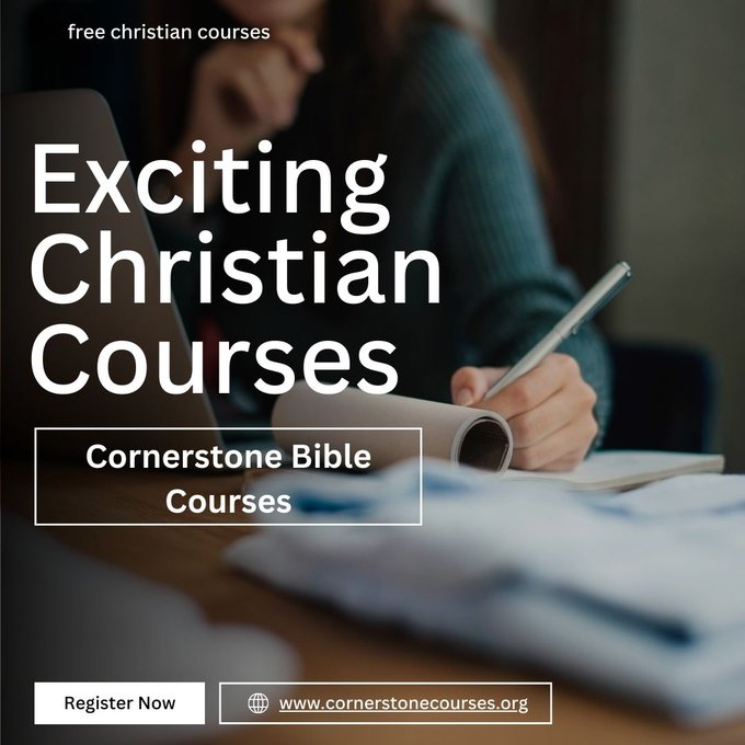 Enhance your Bible knowledge with our FREE, non-denominational, and non-commercial courses. cornerstonecourses.org