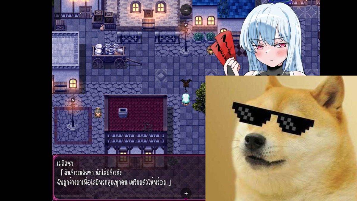 Satoru0578's tweet image. ( RPG Maker ) 祓魔士の厄災
-----------------
ผู้พัฒนาเกม : Eclipse of the Azure Moon
ประเภทเกม :  ตัวเอก ญ
ขนาดเกม :  230 MB
-----------------
PC &amp;amp; Joiplay &amp;amp; MaldiVes
~ Pixeldrain 
srtslug.biz/8nGrq  •ไฟล์แปลไทย•
( ตัวเกมหาโหลดกันเองนะครับ )
#เกม #เกมแปลไทย #RPGM #Game