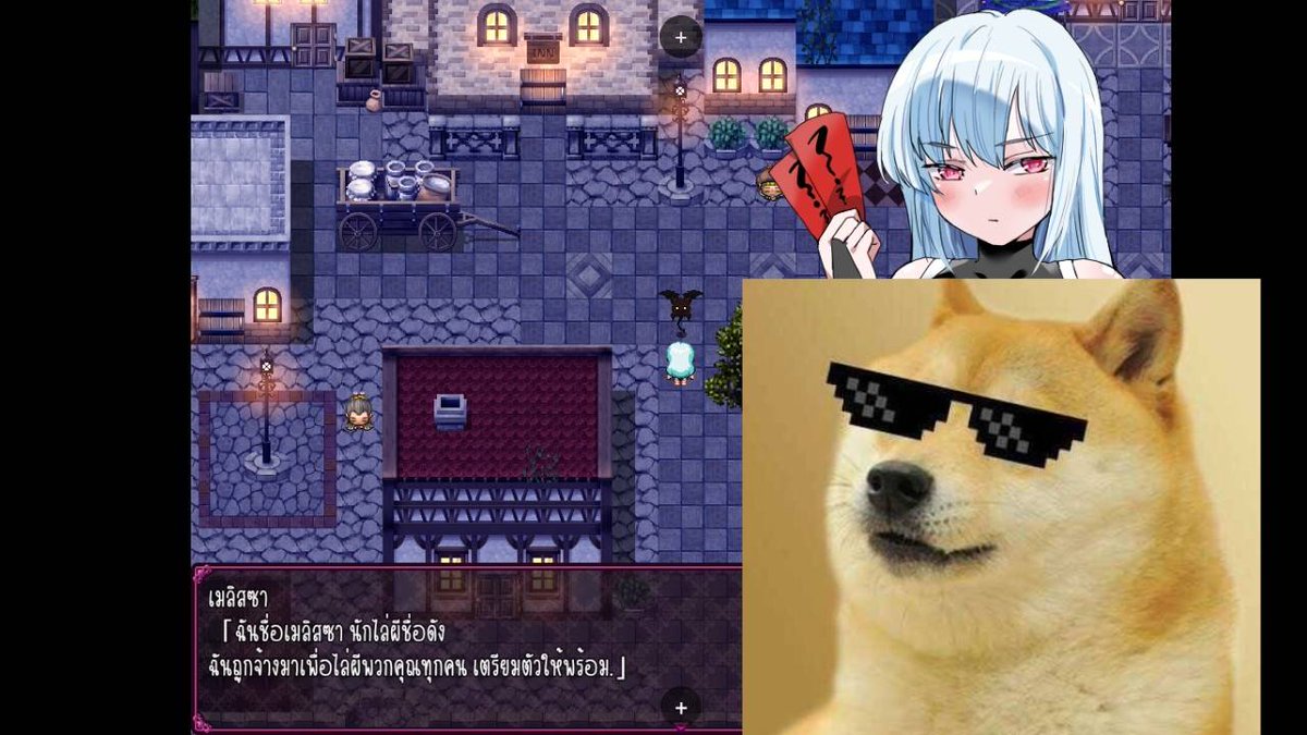 Satoru0578's tweet image. ( RPG Maker ) 祓魔士の厄災
-----------------
ผู้พัฒนาเกม : Eclipse of the Azure Moon
ประเภทเกม :  ตัวเอก ญ
ขนาดเกม :  230 MB
-----------------
PC &amp;amp; Joiplay &amp;amp; MaldiVes
~ Pixeldrain 
srtslug.biz/8nGrq  •ไฟล์แปลไทย•
( ตัวเกมหาโหลดกันเองนะครับ )
#เกม #เกมแปลไทย #RPGM #Game