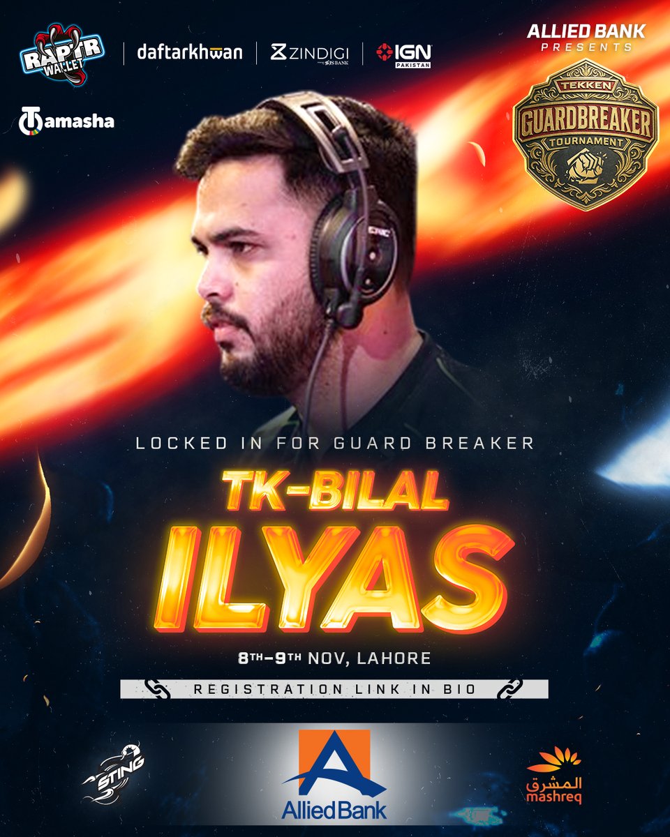 IGNPakistan's tweet photo. The Bryan loyalist is heading towards Guard Breaker to wreck havoc!
Sign up here: https://t.co/7cBLgIFqKJ
@Daftarkhwan @ABLpk @tamasha_digital @stingpk
#RaptrWallet #stingpakistan #ignpk #Daftarkhwan #Mashreq #tamasha #alliedbank #TWT2025 #TWT #dojo96 https://t.co/uopIUy042w