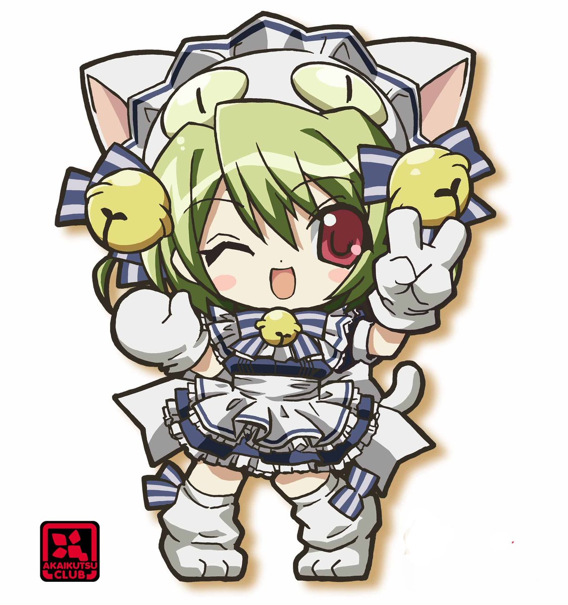 「某ヒロイン戦記の デジコさん&amp;うさださん リサイクル 色違いがあるのは、」|ここまひ（赤い靴CLUB)のイラスト