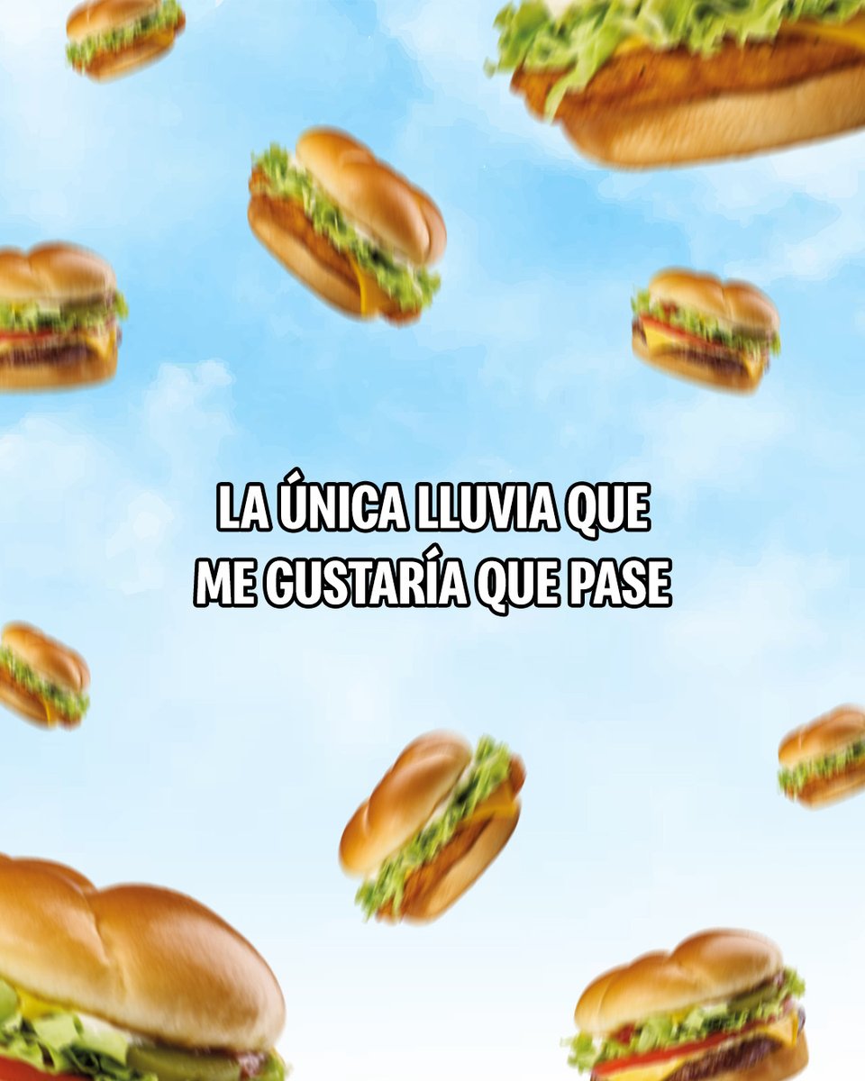 mcdonaldsdom's tweet photo. 🌧️ Si va a seguir cayendo, que no sea agua… ¡que sean hamburguesas del McAhorro! 🍔💸

Porque esta es la única lluvia que todos queremos ver. 😋

Ordénalas en tu restaurante más cercano, por Automac y Kiosco.

#VivirAloMAC #McDonaldsDom #McDonalds #MeEncanta https://t.co/1T6Ntjpfc7