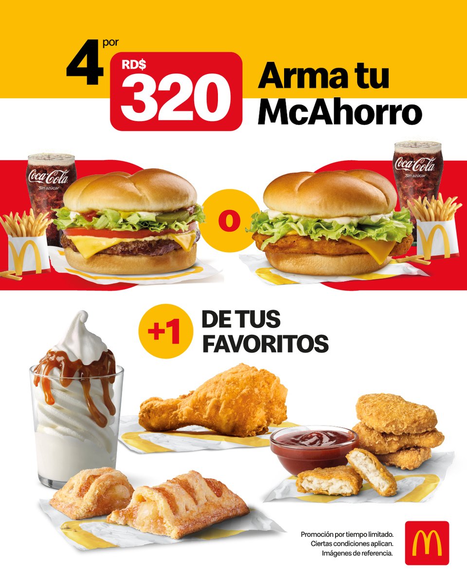 mcdonaldsdom's tweet photo. 🌧️ Si va a seguir cayendo, que no sea agua… ¡que sean hamburguesas del McAhorro! 🍔💸

Porque esta es la única lluvia que todos queremos ver. 😋

Ordénalas en tu restaurante más cercano, por Automac y Kiosco.

#VivirAloMAC #McDonaldsDom #McDonalds #MeEncanta https://t.co/1T6Ntjpfc7
