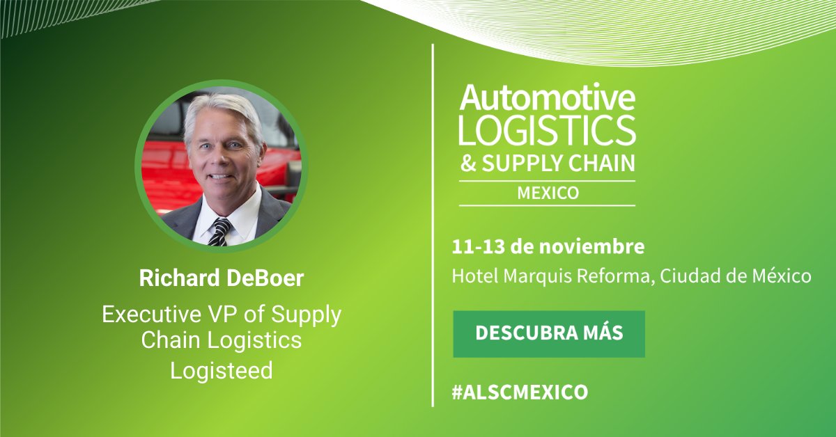 We’re proud to share that Richard DeBoer, VP of North American Strategy, will be joining the panel discussion “Local agility, global competitiveness: Mexico’s path to supply chain resilience” @ the ALSC Mexico conference,  November 11–13.

#ALSCMexico