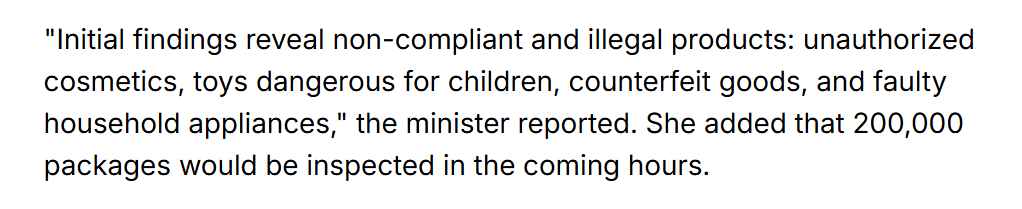 Can't say the US wasn't the vanguard on a lot of this stuff. Reading EU realizations is like reading the US ones from several years ago. #shein