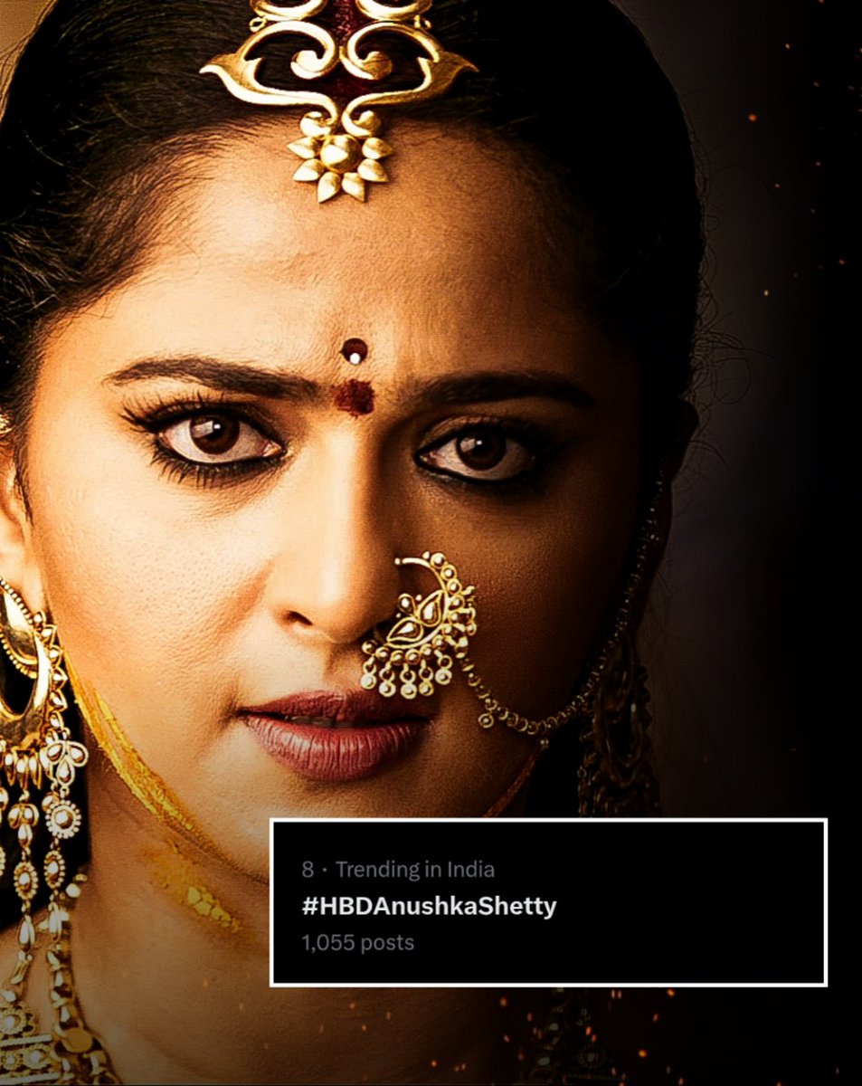 TrendsAnushka's tweet photo. Trending in India already 👑🔥

#HBDAnushkaShetty #AnushkaShetty @MsAnushkaShetty https://t.co/FW7Xt3FCFS