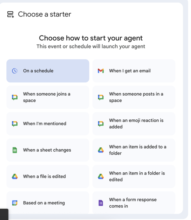 yugen_matuni's tweet image. GoogleのWorkFlowsですが、シンプルなフローを量産する方向が良さそう。

「Aの時に、Bであれば、Cを行う」

くらいの処理はガンガン任せられそう。

Gmail、Dirve、スプシ、Asana、Salesfoece、Conful、Jiraに連携可能で、タスクスケジュールやトリガーも可能。

これはめっちゃお手軽便利だな。