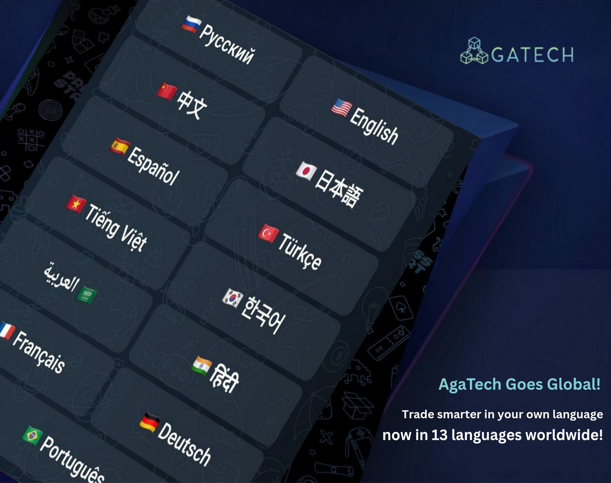 AgaTechSystems's tweet image. 🌍 We’ve gone global!
The full documentation for the AgaTech trading algorithm is now available in 13 languages 🎯

Check it out here 👉 
trade.coinmarketfacts.com/doc.html
Trade smarter, wherever you are. 💻

#AgaTech #TradingAlgorithm #CryptoTrading #CryptoRewards #Blockchain