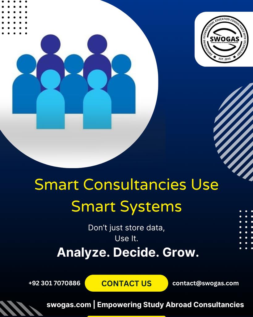 swogas's tweet image. Smart systems don’t just store data, they analyze it, predict trends and help you make decisions that drive real results.
Start managing your data in smart way with Swogas.

#StudyAbroadConsultants #DataDrivenGrowth #Swogas #ERP #EdTech #DigitalTransformation #EducationBusiness