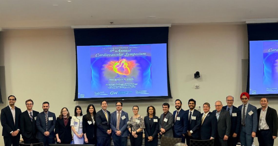 The George Washington University’s 8th Annual Cardiovascular Symposium Gathers National Cardiology Experts and Patients for Healthy Hearts at the American College of Cardiology Heart House

“There are over 128 million Americans at risk for, or living with, cardiovascular disease.