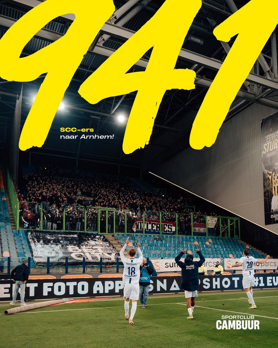 SCCambuurLwd's tweet image. Massaal naar Arnhem ❤️‍🔥

#VITCAM