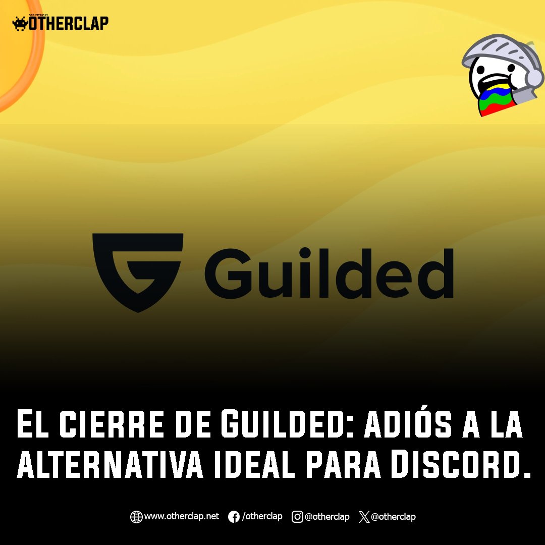 OtherClap's tweet photo. Por suerte quedamos con otra alternativa: https://t.co/Hn9QO207rt que es muy buena elección si buscas evitar Discord.

Enlace: https://t.co/5Lvq3P4Qtg

#guilded #discord #stoat #roblox https://t.co/8P4AVKpH9h