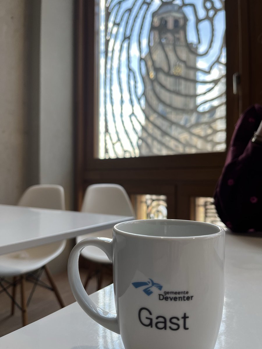 Het blijft een mooi uitzicht tijdens het gesprek