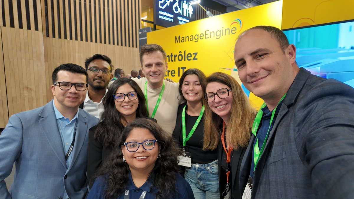 ManageEngineFra's tweet image. Et voilà, le Tech Show Paris se termine après deux jours intenses d’échanges et d’innovation 🚀
Un grand merci à tous ceux qui sont passés nous voir et ont participé à nos workshops 🙌
Rendez-vous à la prochaine édition !
