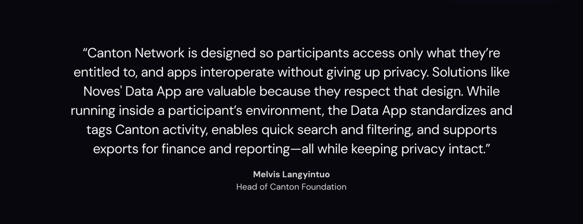Canton. Where finance flows.

@cantonfdn @cantonnetwork