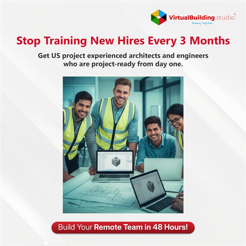 vbsglobal's tweet photo. Stop the hire-train-repeat cycle.
 
Get project-ready architects &amp; engineers with US experience — Onboard in just 48 hours!
https://t.co/2r87xygukU
 
#BIM #Architecture #Engineering #VirtualBuildingStudio https://t.co/cvPP1cMsHo