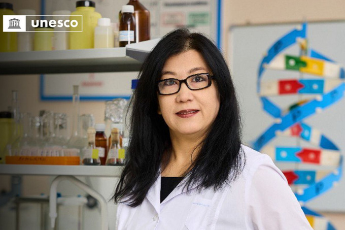 Dilfuza Egamberdieva | Uzbek microbiologist 

2023 recipient, UNESCO-Carlos J. Finlay Prize for Microbiology. Her work focuses on developing microbial solutions to enhance soil &amp; plant health in challenging environmental conditions. #WomenInSTEM

unesco.org/en/articles/di…