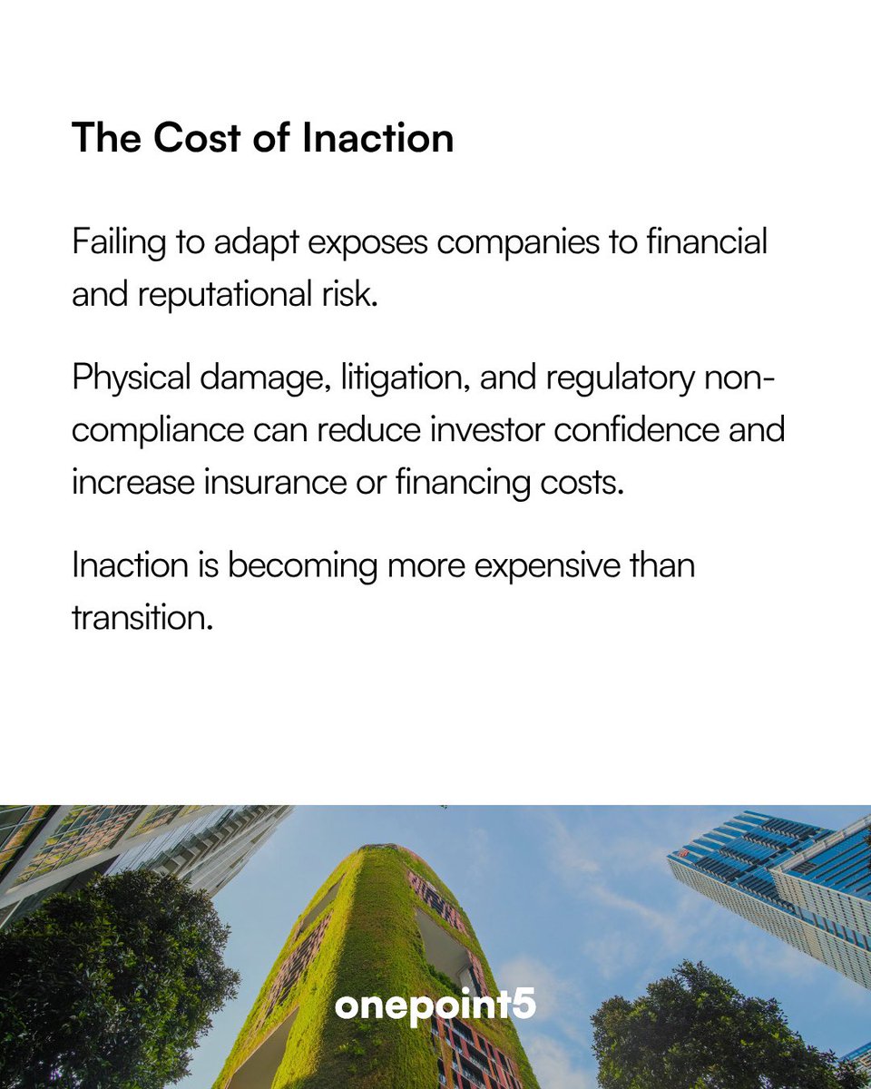 onepoint5_io's tweet photo. The companies that act now will lead the transition: they will innovate faster, build resilience, and gain credibility with stakeholders and policymakers. https://t.co/GGuyyVoUTs