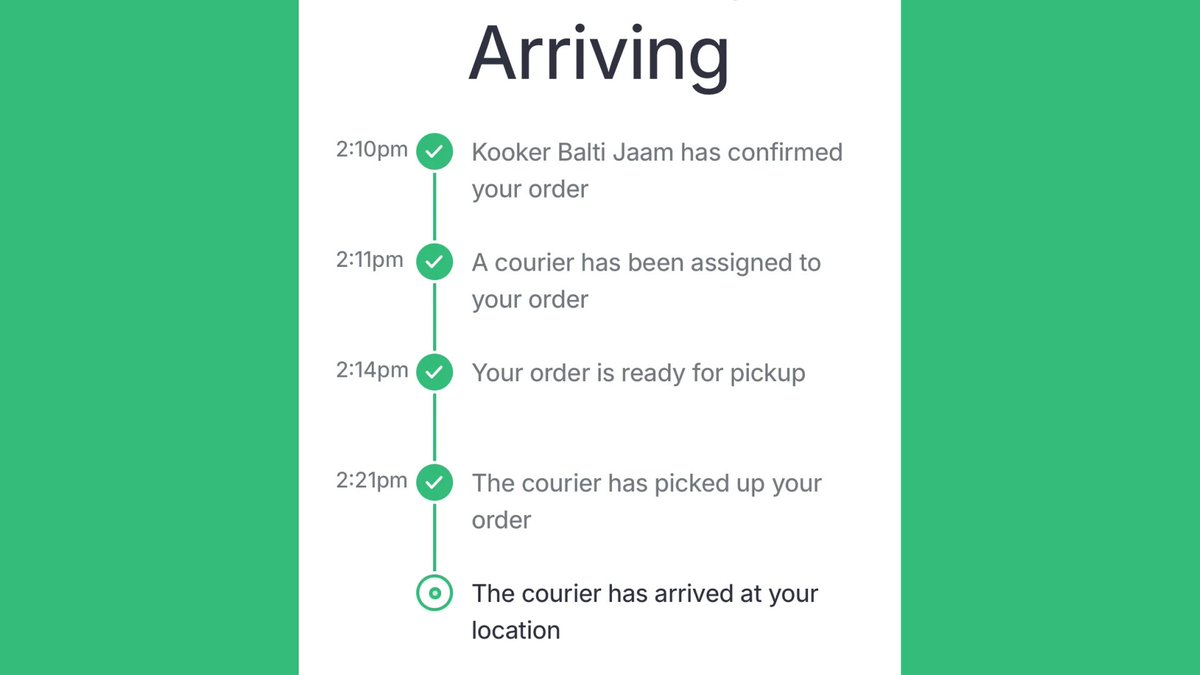 withgosha's tweet image. Small updates shrink long waits. Showing “packed,” “on the way,” “near you” turns waiting into progress tracking. Each micro-win reduces anxiety and makes total time feel shorter. #BehavioralDesign