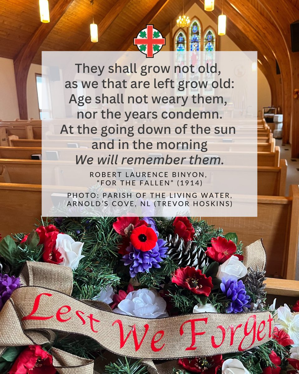 As we mark Indigenous Veterans Day (Nov. 8), Remembrance Sunday (Nov. 9) and Remembrance Day (Nov. 11), we give thanks for the courage of those who have served and remember those who died in war. May our remembrance deepen our commitment to peace in our time.