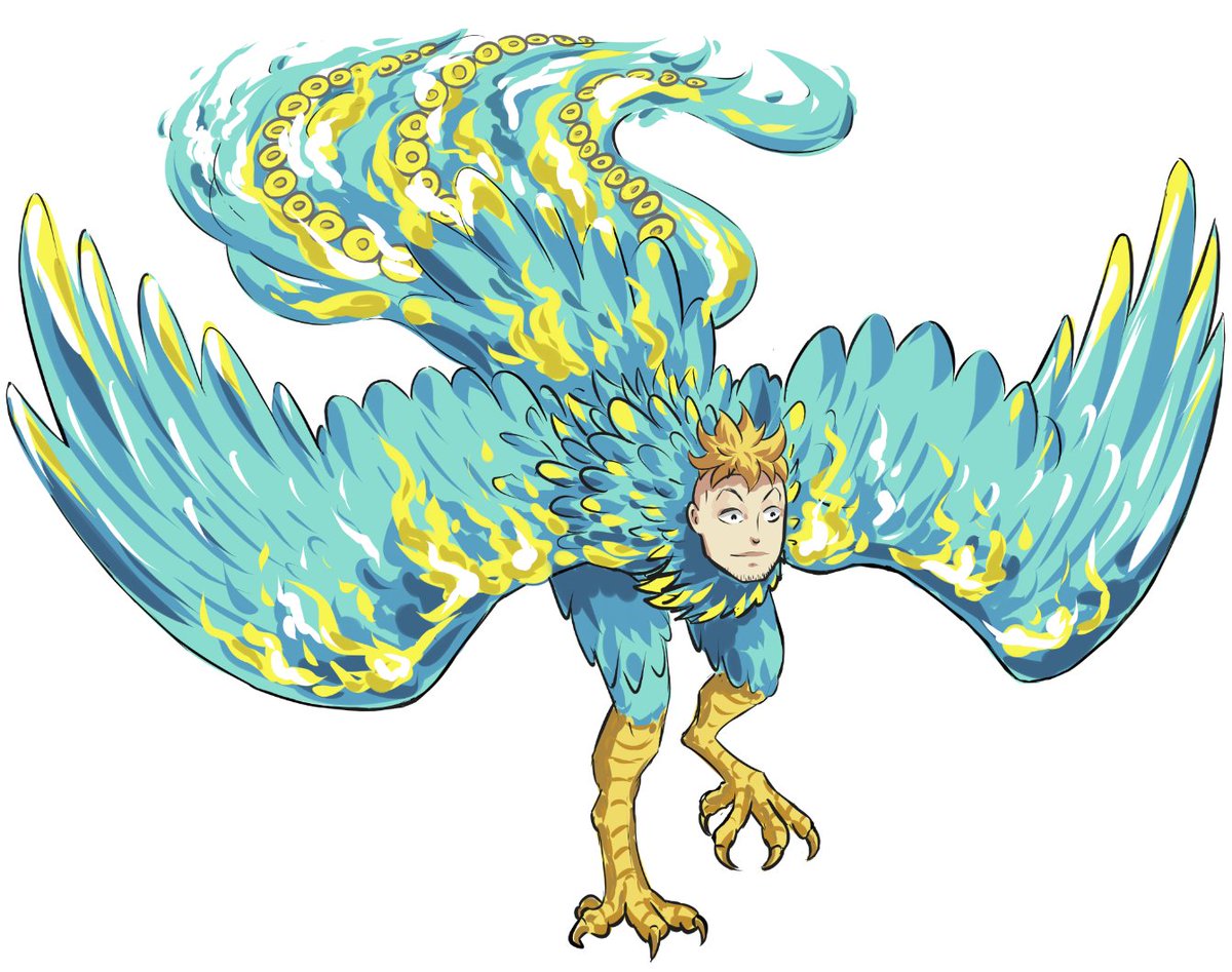 I saw a photo of an owl acting like this, so... Scary? Or smth

#OnePiece #MarcoPhoenix