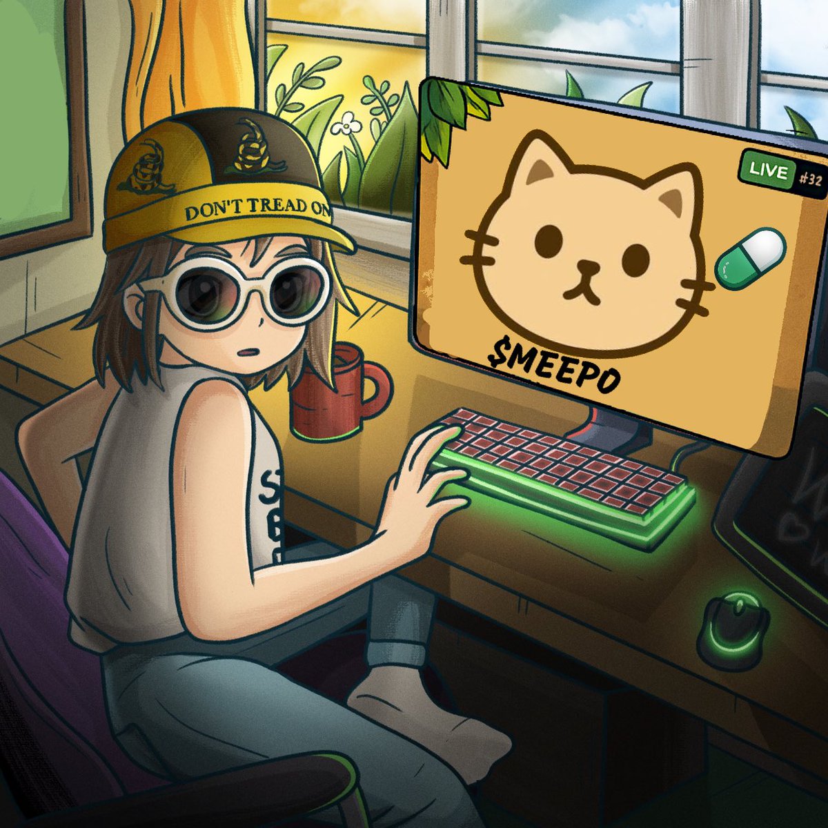 Meepocatfunnie's tweet image. Stay a spectator, We&apos;re still going to the moon with $MEEPO 🌛🐾

#MEEPO #pumpdotfun #moon #memecoin1000x #catcoin