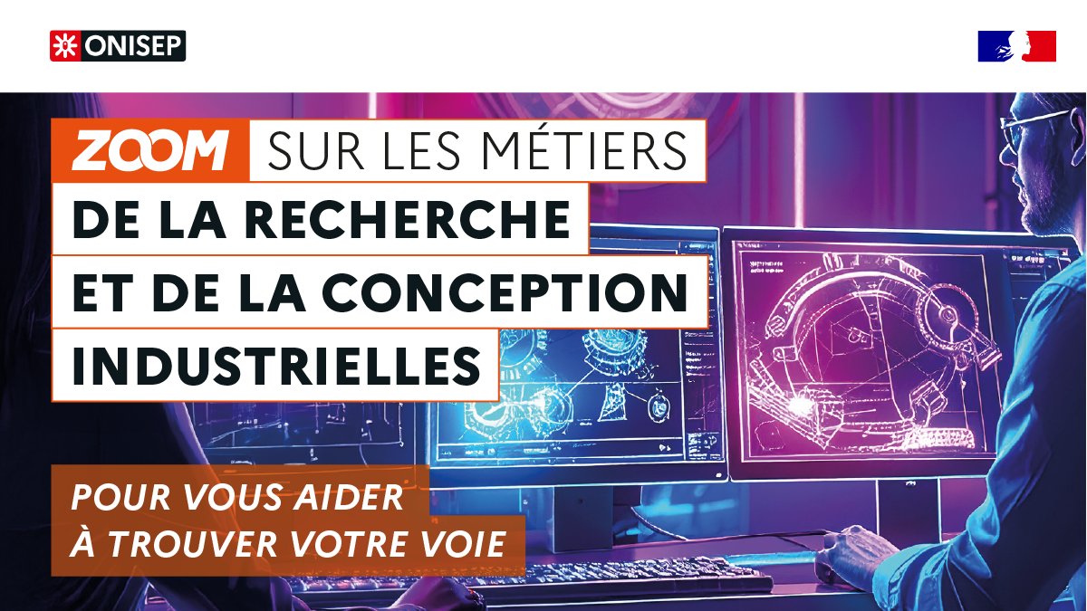 Onisep's tweet image. 📌Découvrez les #formations et #métiers de la recherche et conception industrielles dans le nouveau #ZoomOnisep, réalisé en partenariat avec @uimm @Opco2i
➡️ 20 pros évoquent leur quotidien, parcours, les compétences et qualités pour exercer leur métier👉fcld.ly/zoom_recherche…