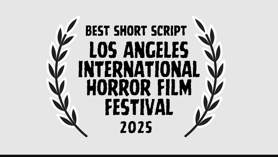 scriptsbydavid's tweet photo. Thank you LA International Film Festival for awarding Don't Speak best short script this year!!! 

#awardwinner #horrorfilmfestival #filmfestival #shortfilm #shortscreenplay #screenplay #horror #filmmaking #movies #movie #dontspeak https://t.co/yyGCamoGhm