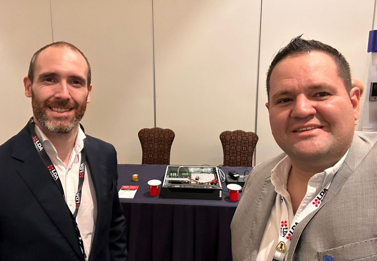 LDAAudioTech's tweet image. Un día productivo en el Encuentro Tecnológico de @alasseguridad en Ciudad de Guatemala.
Allí conversamos sobre cómo la megafonía y evacuación por voz #EN54 mejora la seguridad en entornos críticos. Gracias a todos los que nos acompañaron.

#LDA #LDAAudioTech #EventosALAS