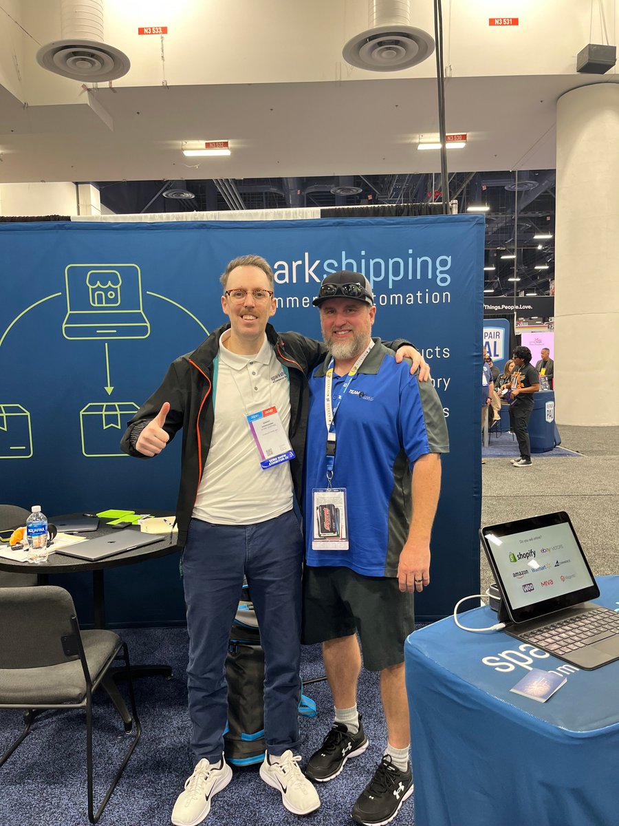 SparkShipping's tweet photo. Day 2 at SEMA 2025. It’s been incredible meeting so many of you in person! 🚗💨

If you’re at the show, swing by Booth #11423 (North Hall) to say hi and grab a quick demo.

📍 Booth #11423 | SEMA 2025 https://t.co/KalgzUk8DJ