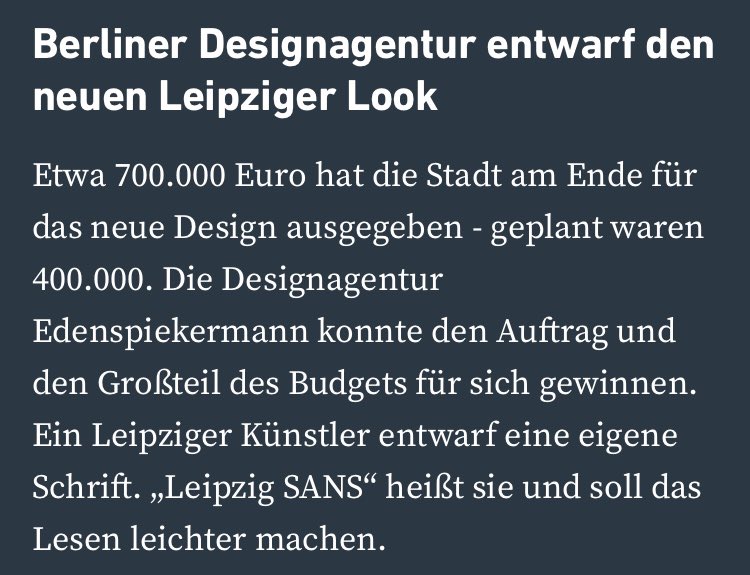 Feierabend. Ich lese in der Bahn die Leipziger Volkszeitung. Jetzt habe ich schlechte Laune 🧐🤬
Wir findest ihr das Design, Leipziger? 

Löwengerippe für viel Geld.