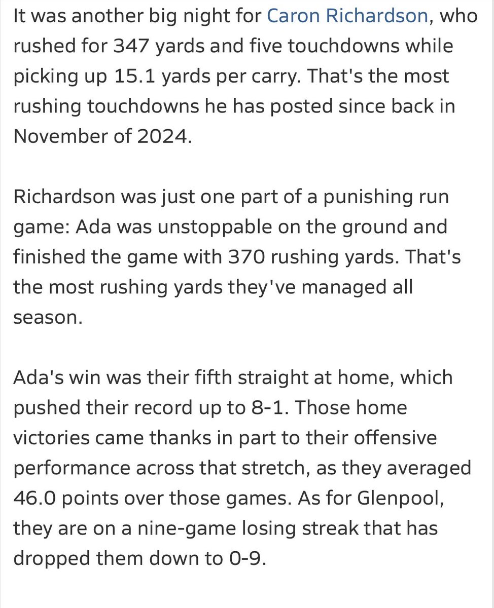 Caron Richardson tweet media