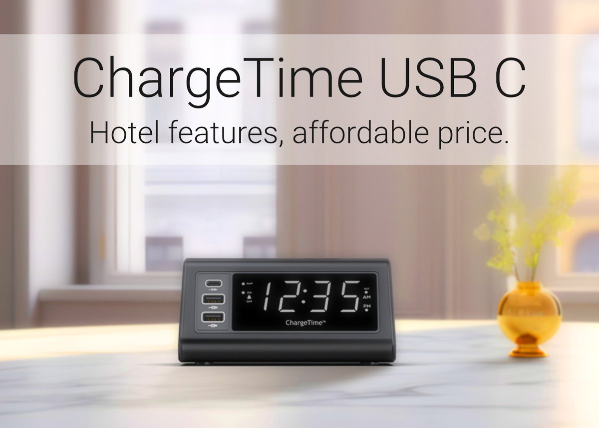 ChargeTime USB C. Hotel features, affordable price. - mailchi.mp/teleadapt/char…