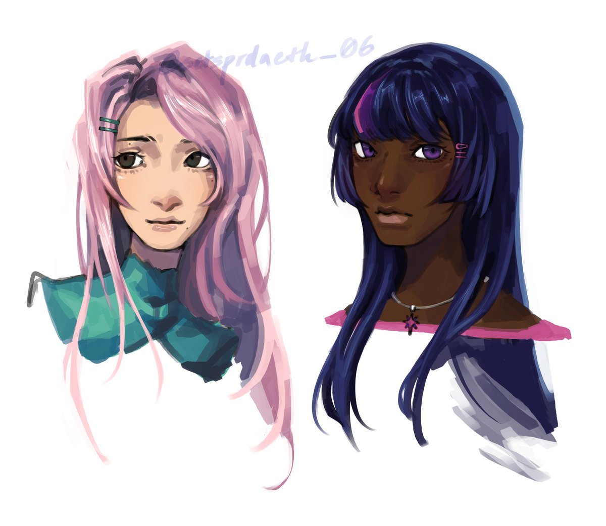 fluttershy and twilight sparkle skeb #mlp #mlpfanart #mlpfim