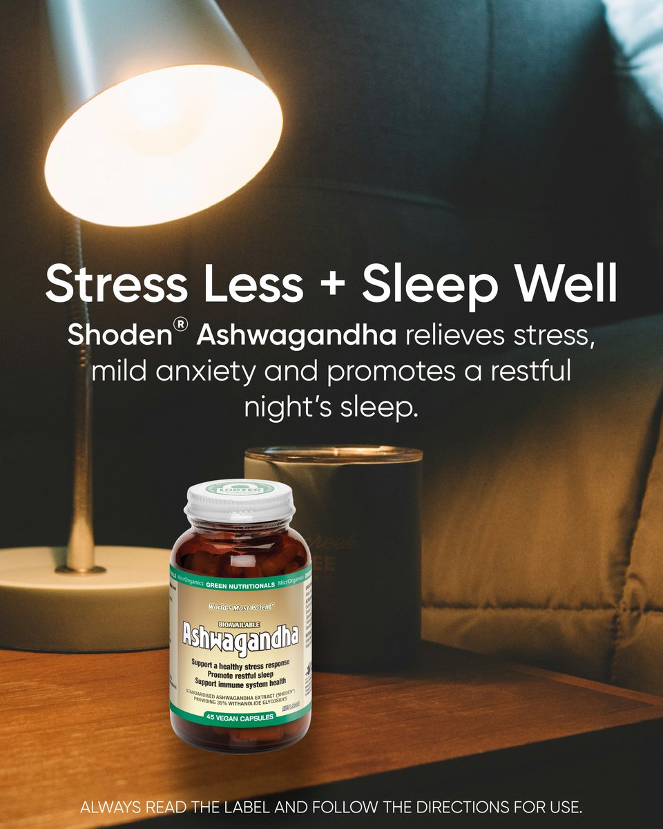 What if calm came in just one capsule a day? 

Discover NEW Bioavailable Ashwagandha, formulated with Shoden® – a standardised Ashwagandha extract for enhanced absorption.
Support your body’s natural stress response and promote restful sleep.

greennutritionals.com.au

ALWAYS READ