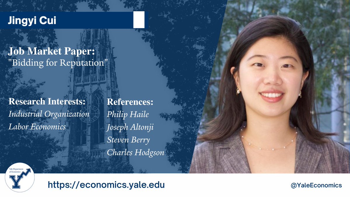 Yale Department of Economics tweet media