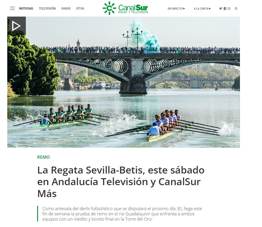 Regata Sevilla-Betis tweet media