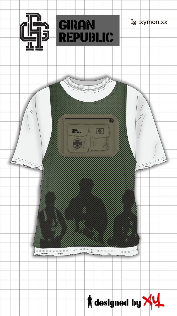 _CreativesCon's tweet photo. Giran Republic Tshirt x Vest Concept designed by @xymondahvibe https://t.co/SIy3vLvDQB