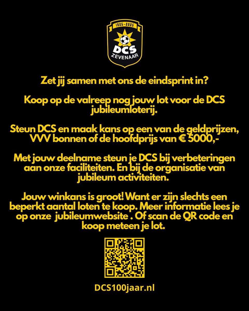 Laatste kans om op 15 november de hoofdprijs van €5000 te scoren!