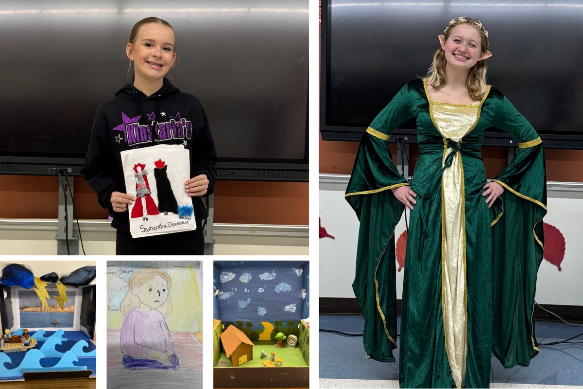 Students in Ms. Yanelli’s Honors English 8 class wrapped up their independent novel studies with a creative project! 📚 

basdk12.org/quick-links/di…