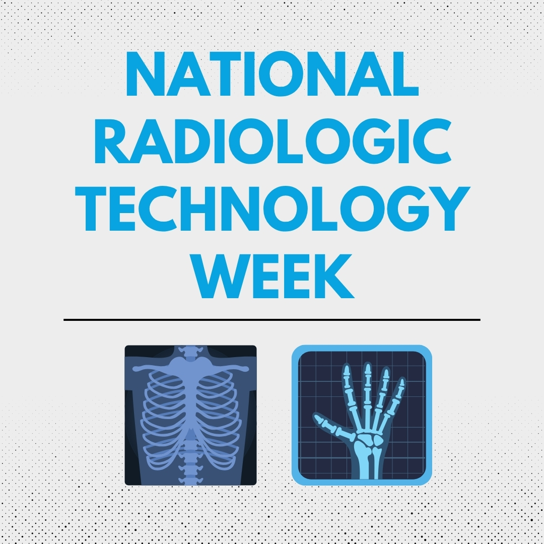 It’s Radiologic Technology Week!

We’re proud to celebrate our incredible radiologic technologists who use their skill, precision, and compassion to provide the highest quality care every day. Thank you for all you do to keep our patients safe and supported!
